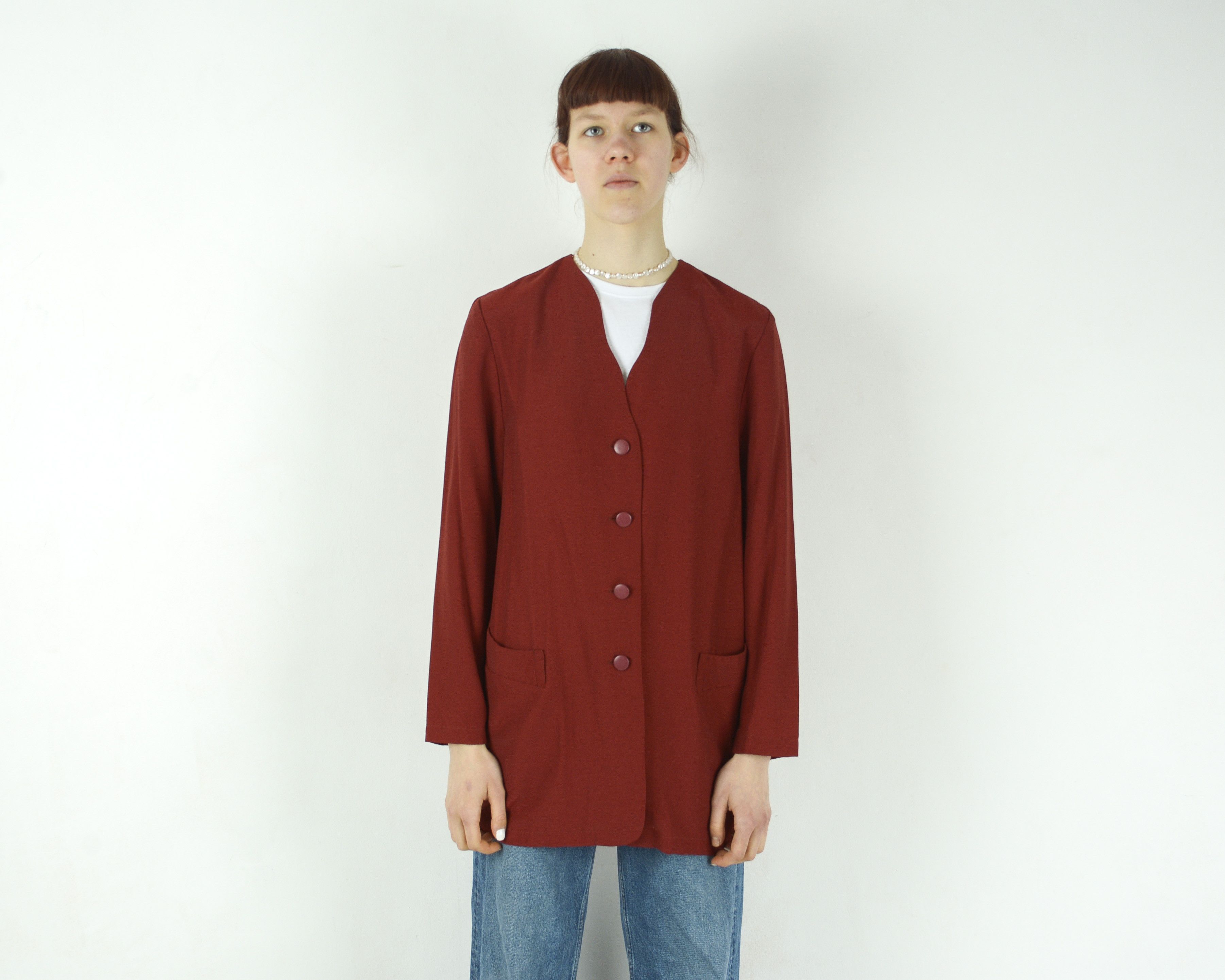 Other × Vintage VOGLIA Light Button Up Blazer Jacket Coat Suit Top Casual Size S / US 4 / IT 40 - 1 Thumbnail