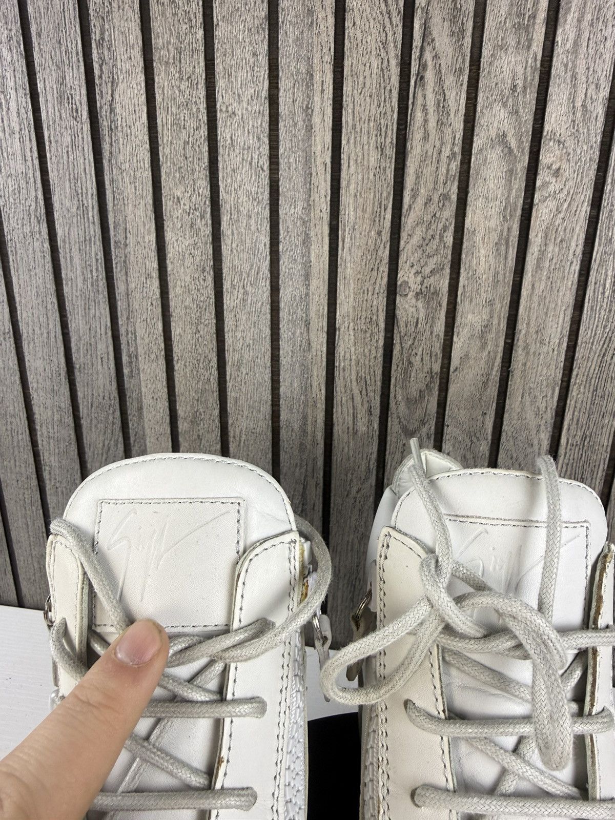 Giuseppe Zanotti 2000s Kanye west Giuseppe Zanotti Triple Wing White sz 40 Size US 7.5 / EU 40-41 - 9 Thumbnail