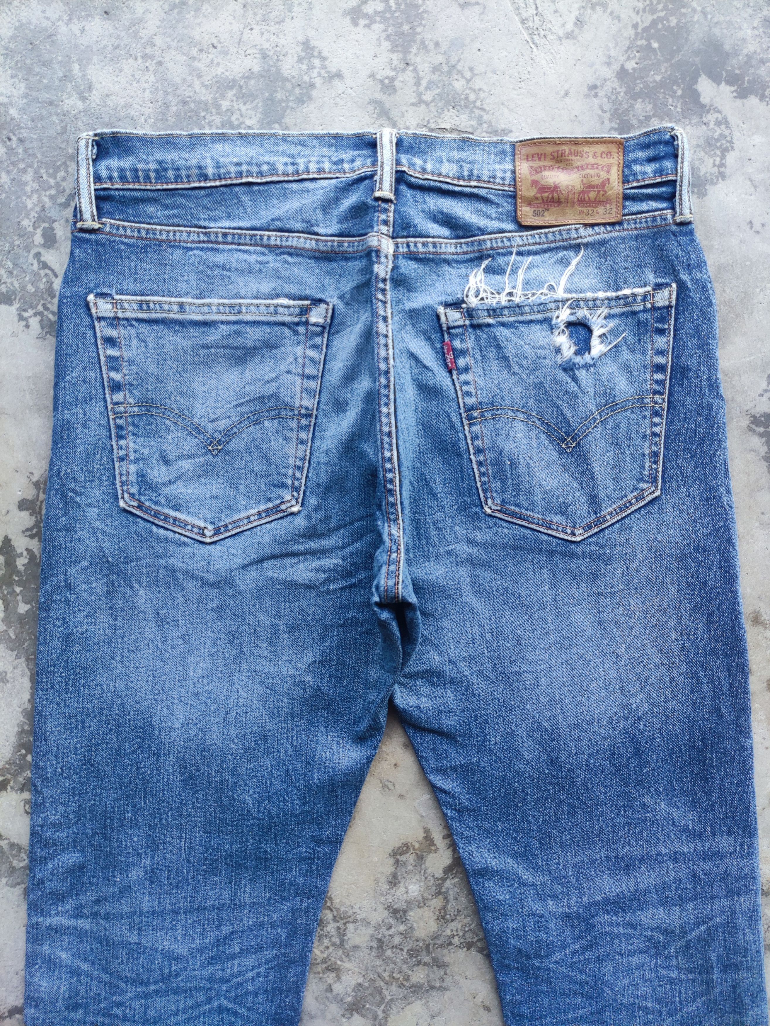 Levi's Vintage Levi's Brand Straight Denim Faded Distressed Pants Size US 34 / EU 50 - 9 Thumbnail