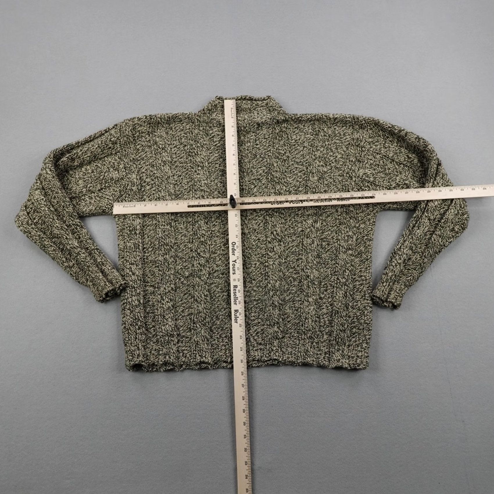 J.Crew VINTAGE J.CREW Sweater Mens L Brown Cable-Knit Roll Neck Oarsman Pullover Size US L / EU 52-54 / 3 - 3 Thumbnail