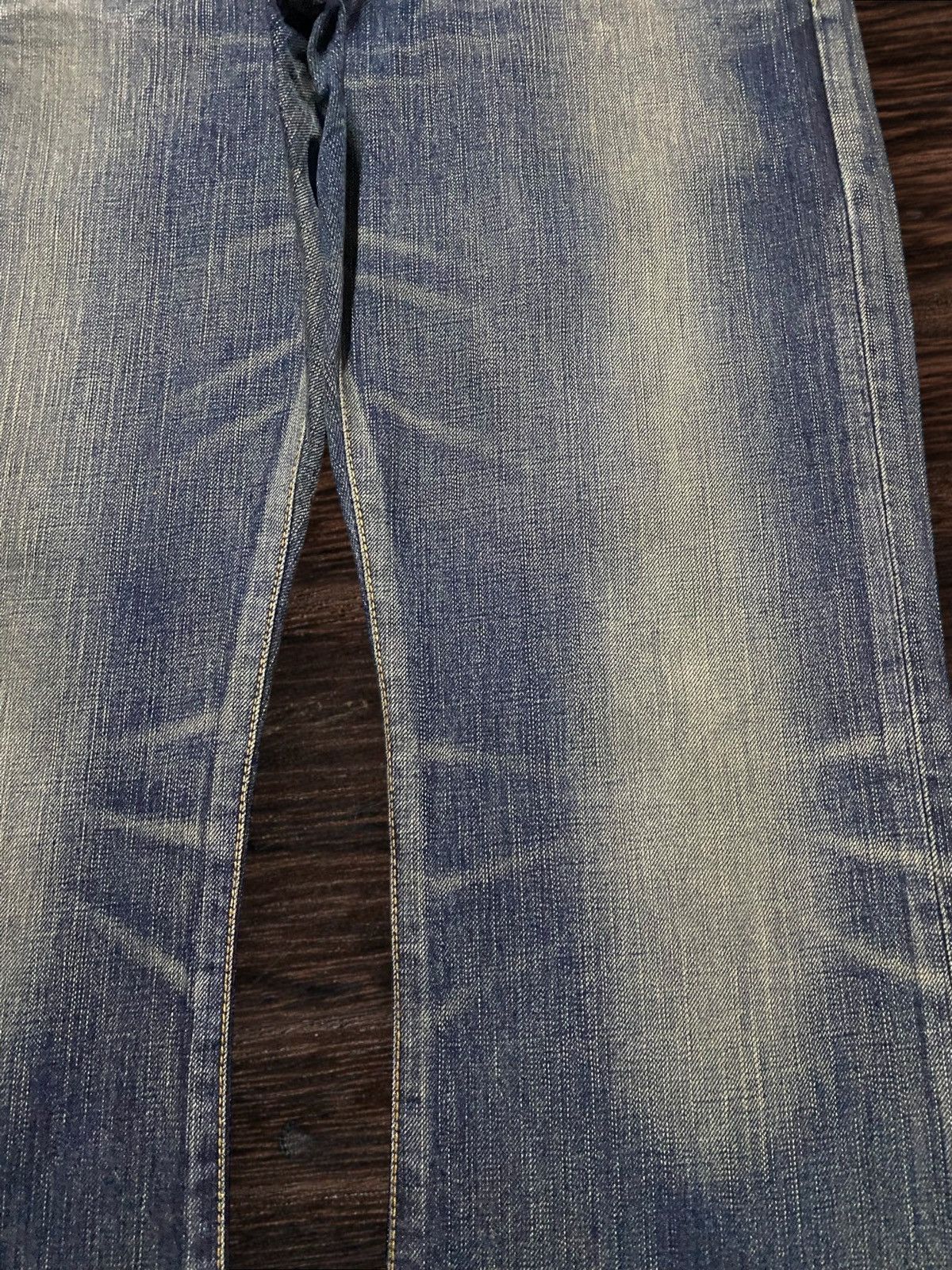 Junya Watanabe Vintage Japanese Brand Edwin 503 Mud Wash Distressed Flare Size US 33 - 10 Thumbnail