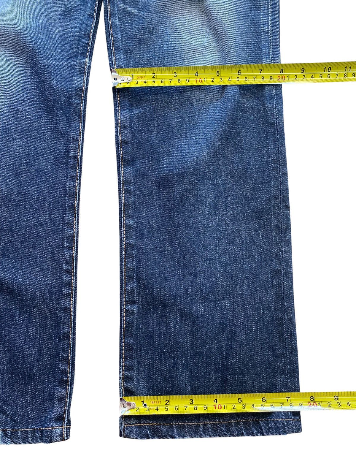 Edwin Vintage Edwin Whiskers Faded Wash Style Loose Jeans Size US 30 / EU 46 - 7 Thumbnail