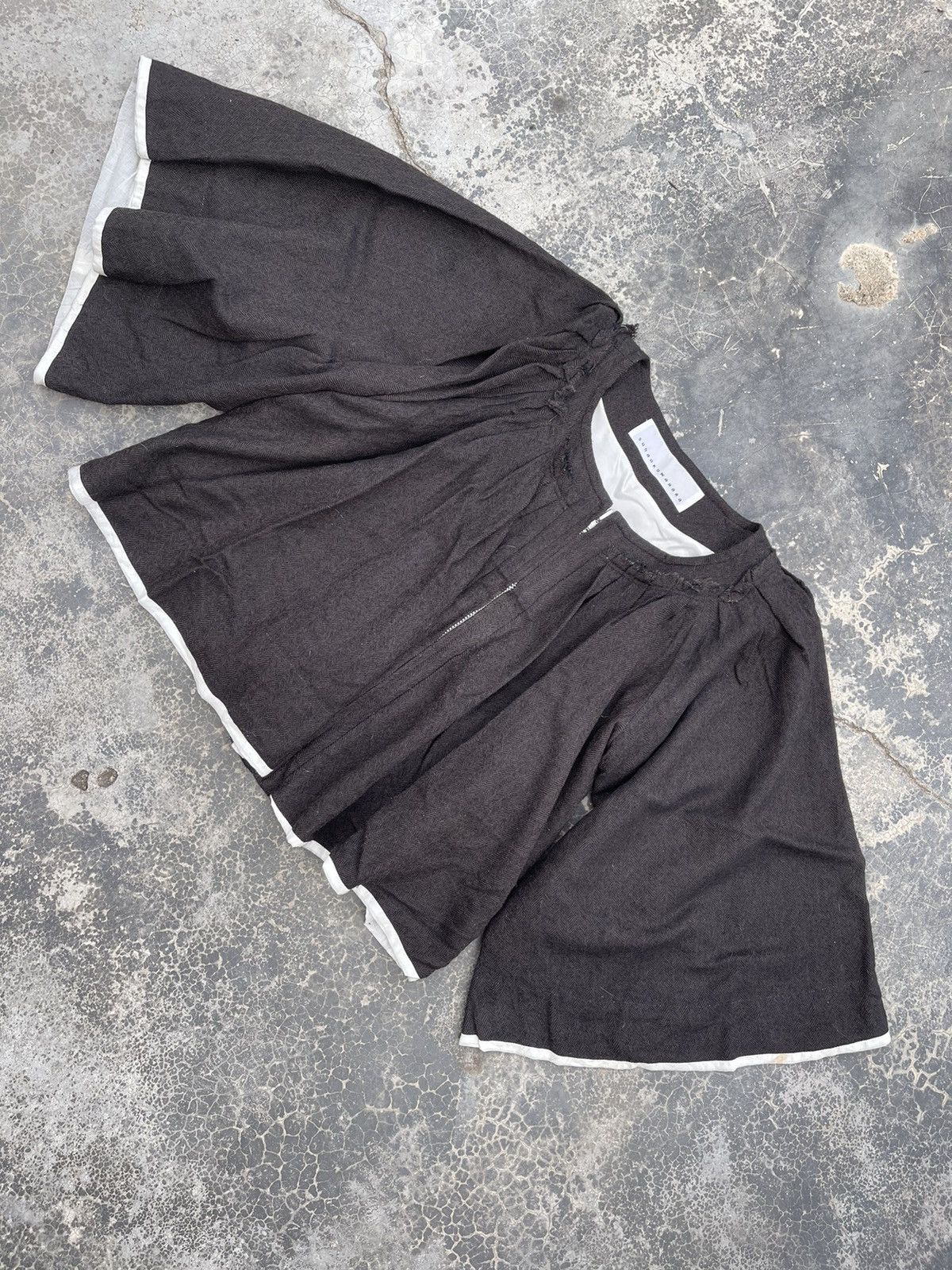 Issey Miyake × Sunao Kuwahara Sunaokuwahara wide sleeve short blouse Size M / US 6-8 / IT 42-44 - 1 Thumbnail