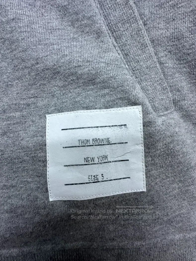 Thom Browne Thom Browne Classic four-striped zipper hooded sweatshirt Size US XXL / EU 58 / 5 - 3 Thumbnail