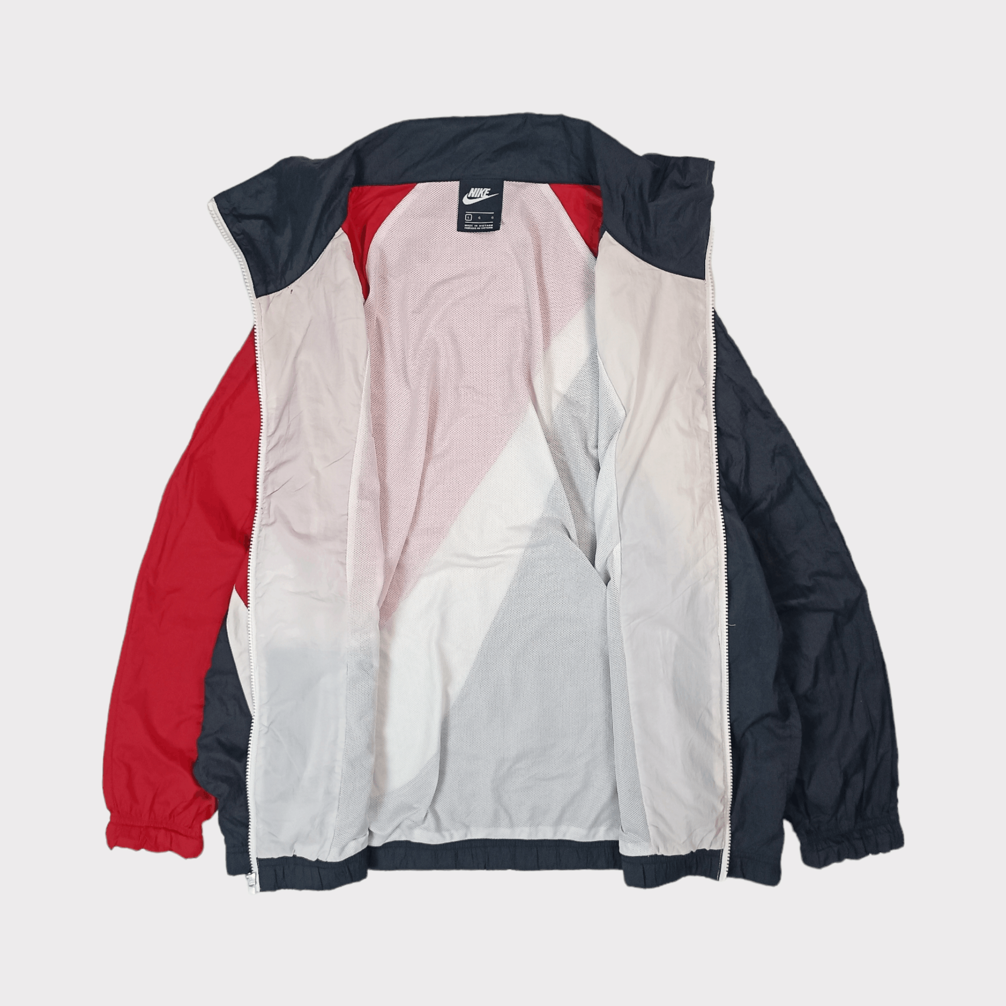 Japanese Brand × Nike 📦 LAST DROP | WMNS Nike Bigswoosh 3 tone Light Jacket Size L / US 10 / IT 46 - 3 Thumbnail