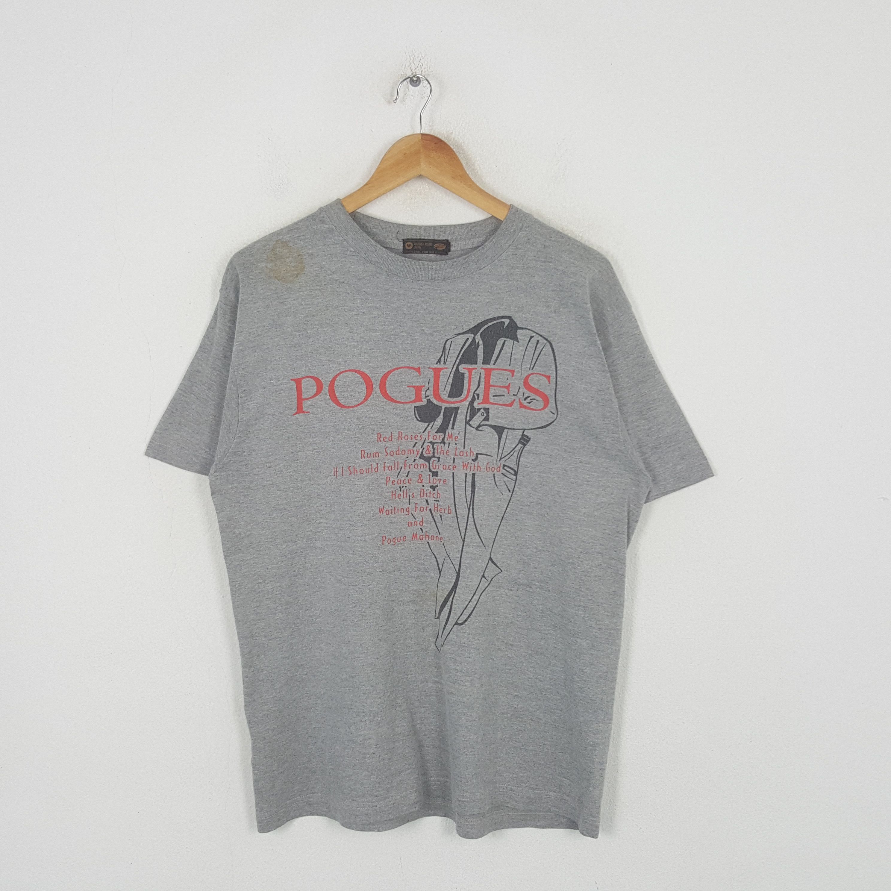 Band Tees Vintage The Pogues English Punk Band Tshirt RR25 Size US L / EU 52-54 / 3 - 1 Thumbnail