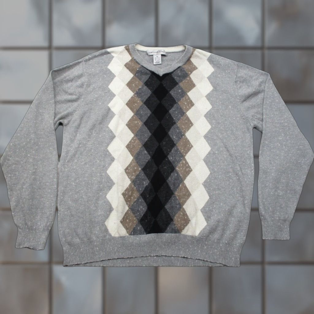 Vintage Cypress Links Mens Large 44 Sweater Golf Long Sleeve Argyle Vintage Casual Regular Knit Pullover Size US L / EU 52-54 / 3 - 1 Thumbnail