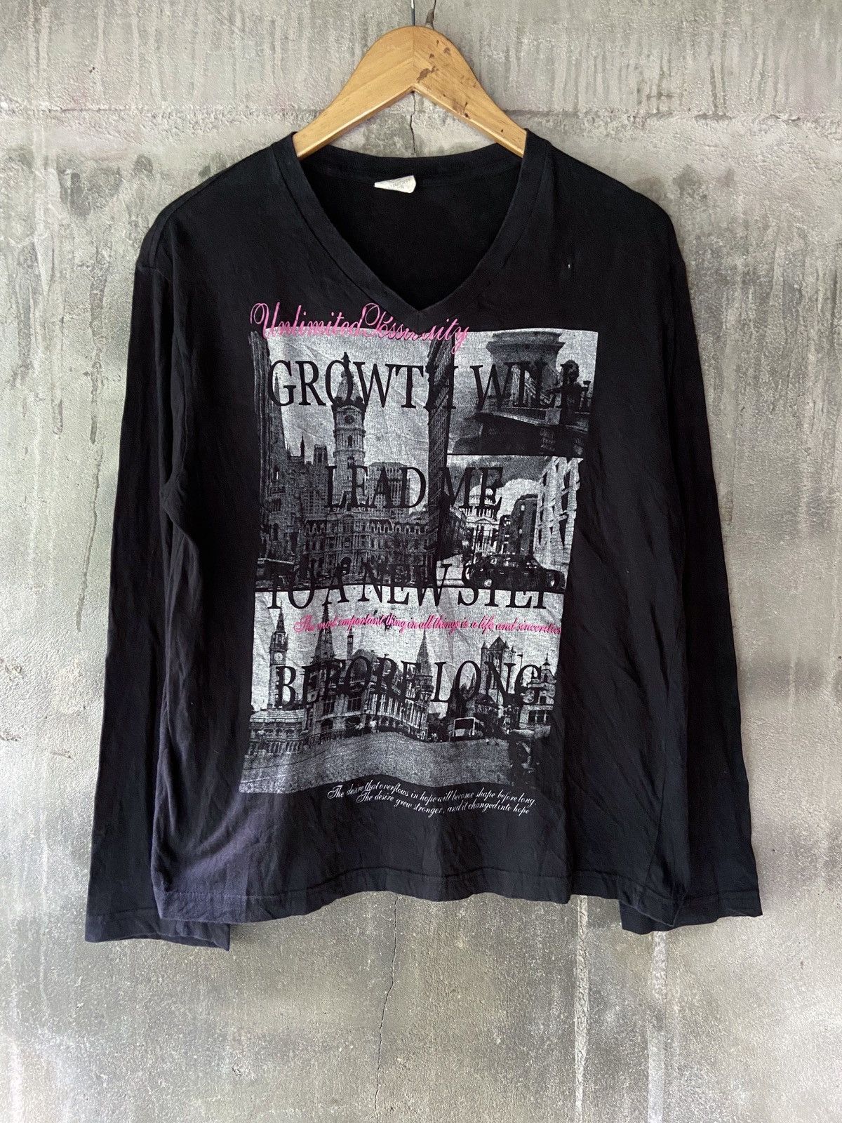 Japanese Brand BEAUMONT CAR POEM LONG SLEEVE Size US M / EU 48-50 / 2 - 1 Thumbnail