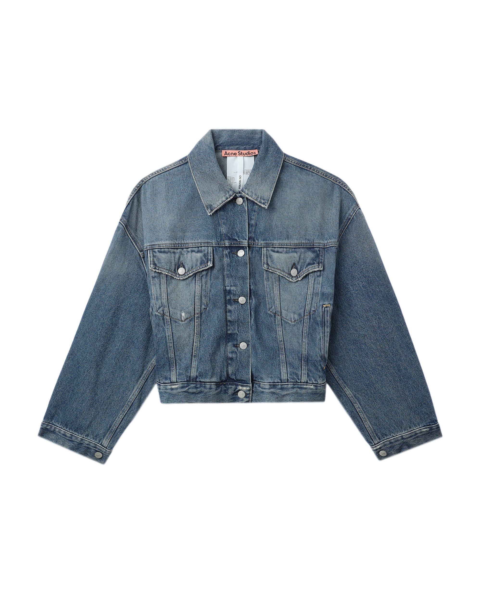 Acne Studios Acne Studios Pinched Cinched Waist Denim Jacket Size M / US 6-8 / IT 42-44 - 1 Thumbnail