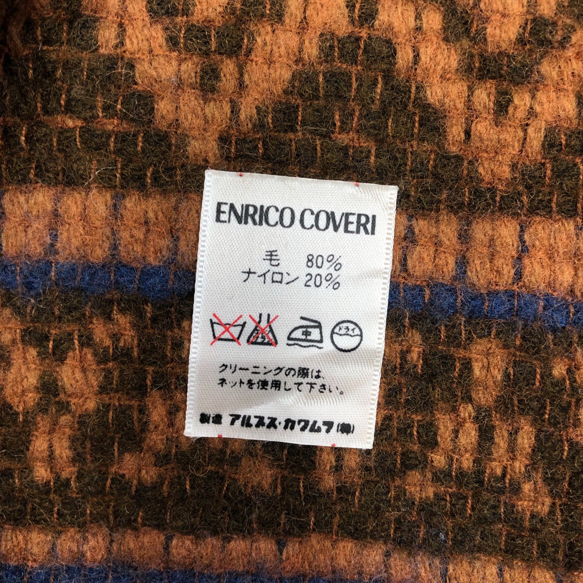Enrico Coveri Vintage Enrico Coveri Scarf Muffler Wool Aztec Scarves Size ONE SIZE - 5 Thumbnail
