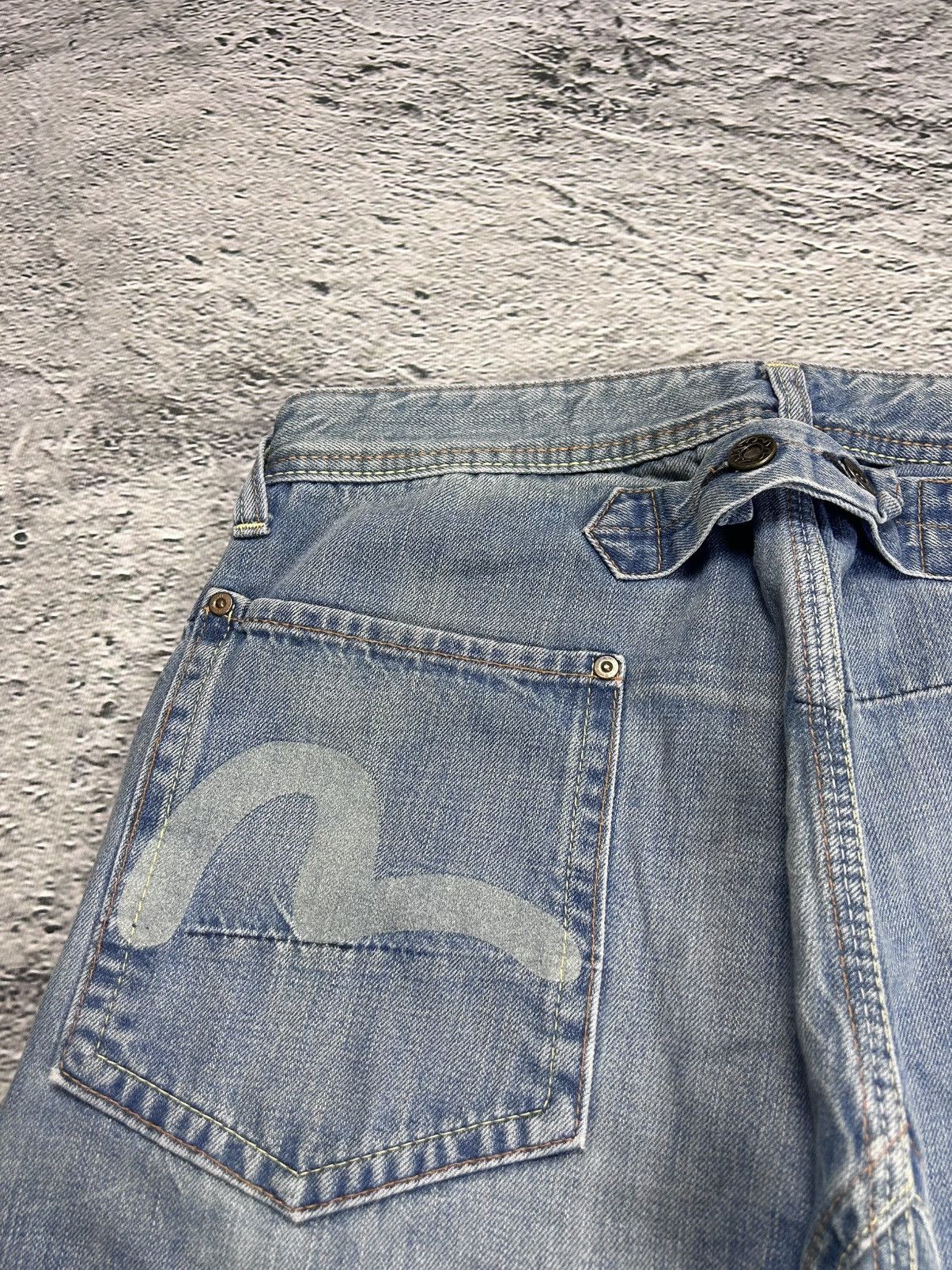 Evisu Evisu EU ED jeans vintage denim pants cargo baby blue Y2K Size US 32 / EU 48 - 5 Thumbnail