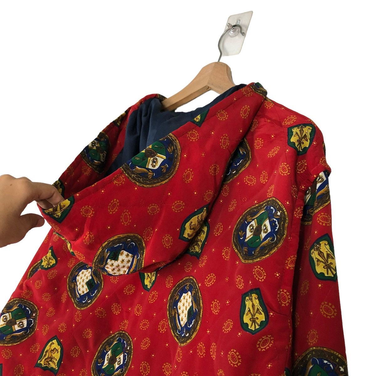 Japanese Brand 🔥VINTAGE CLASSIC JACKET FULL PRINT NOASISTER ISSEY MIYAKE Size L / US 10 / IT 46 - 11 Thumbnail