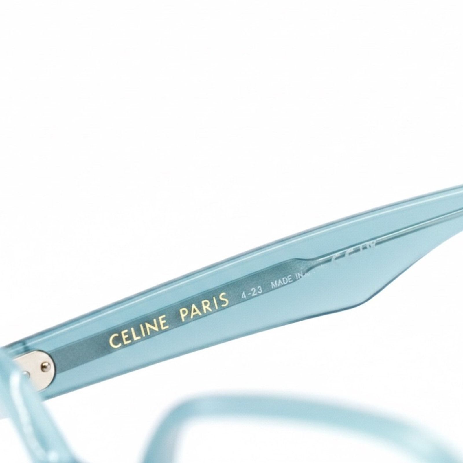 Celine New! Celine Aqua Blue Eyeglasses CL50142F 093, Authentic Size ONE SIZE - 6 Thumbnail