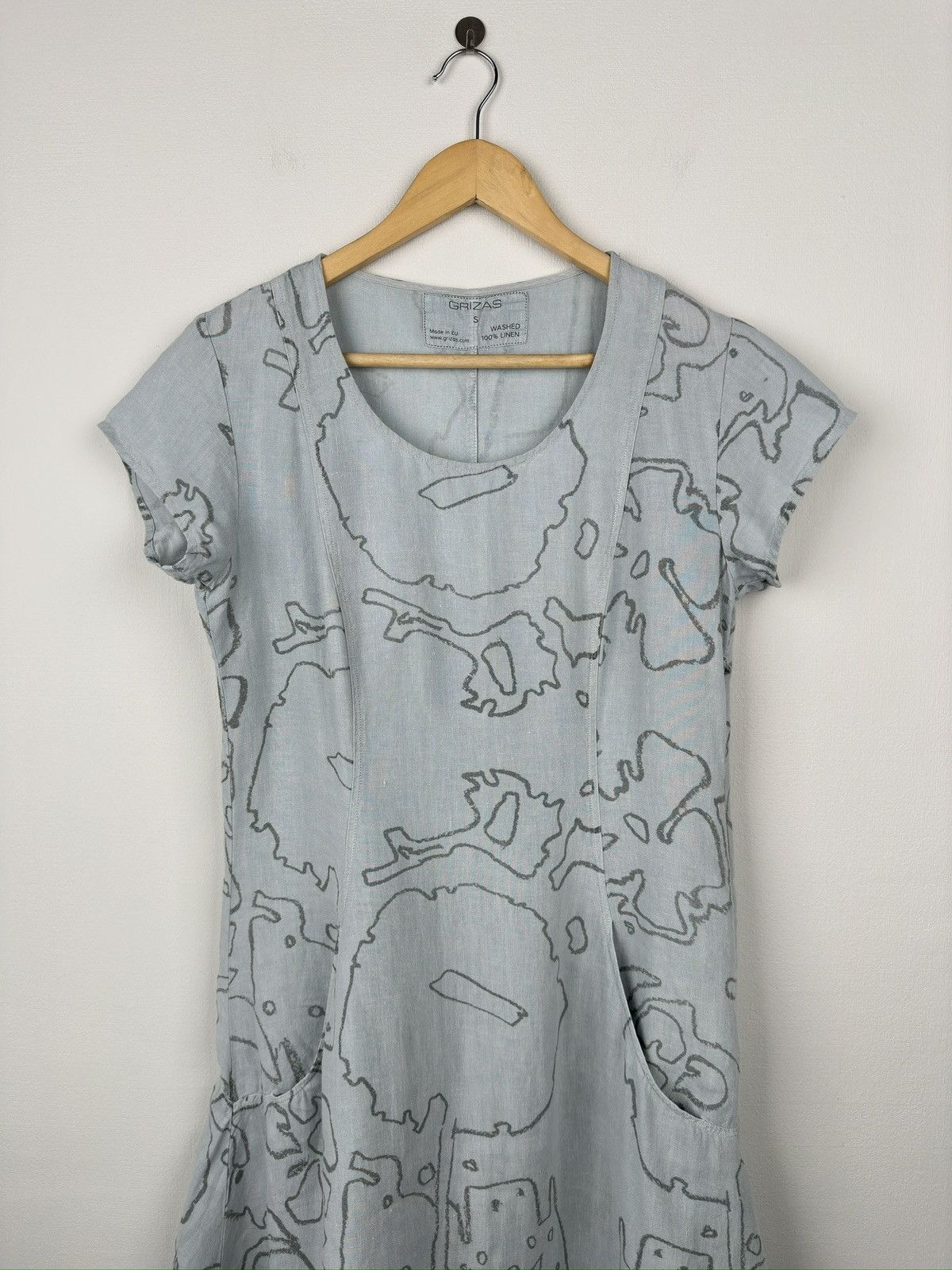 Other GRIZAS Washed 100% Linen Short Sleeve Dress Size S / US 4 / IT 40 - 7 Thumbnail