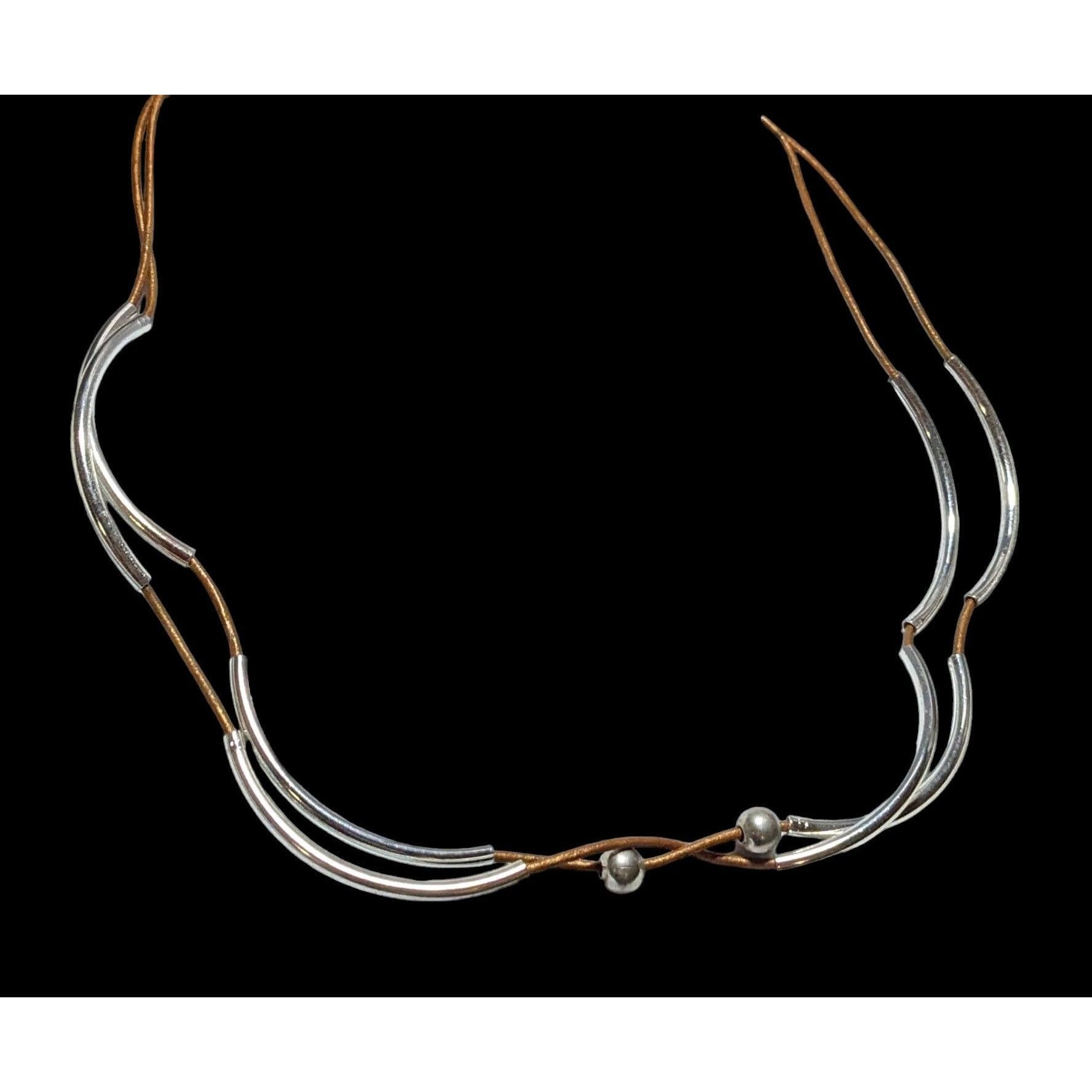 Other Lizzy James Scalloped Leather Necklace Size ONE SIZE - 4 Thumbnail