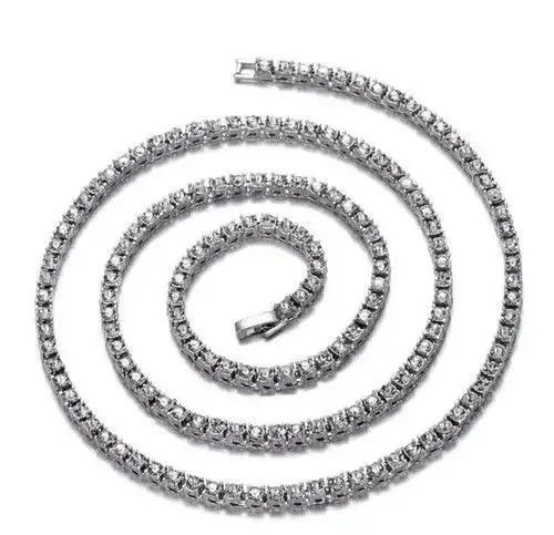 Other 4MM Iced Out tennis Chain Necklace Size ONE SIZE - 8 Thumbnail
