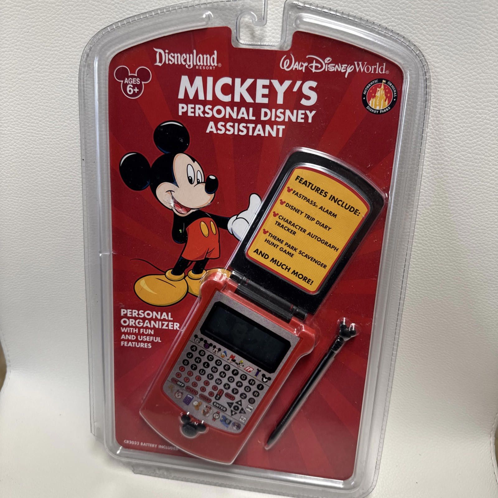 Designer Disneyland Disney World Mickey Assistant Personal Organizer Size ONE SIZE - 6 Thumbnail