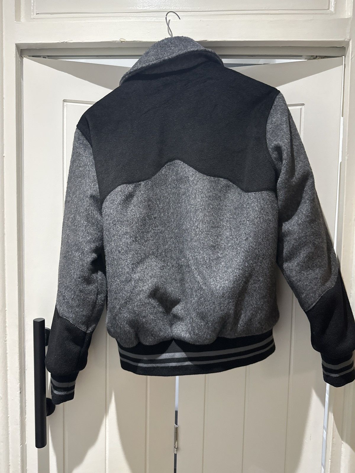 Billionaire Boys Club ICECREAM Western Gray Varsity Jacket Size US S / EU 44-46 / 1 - 1 Thumbnail
