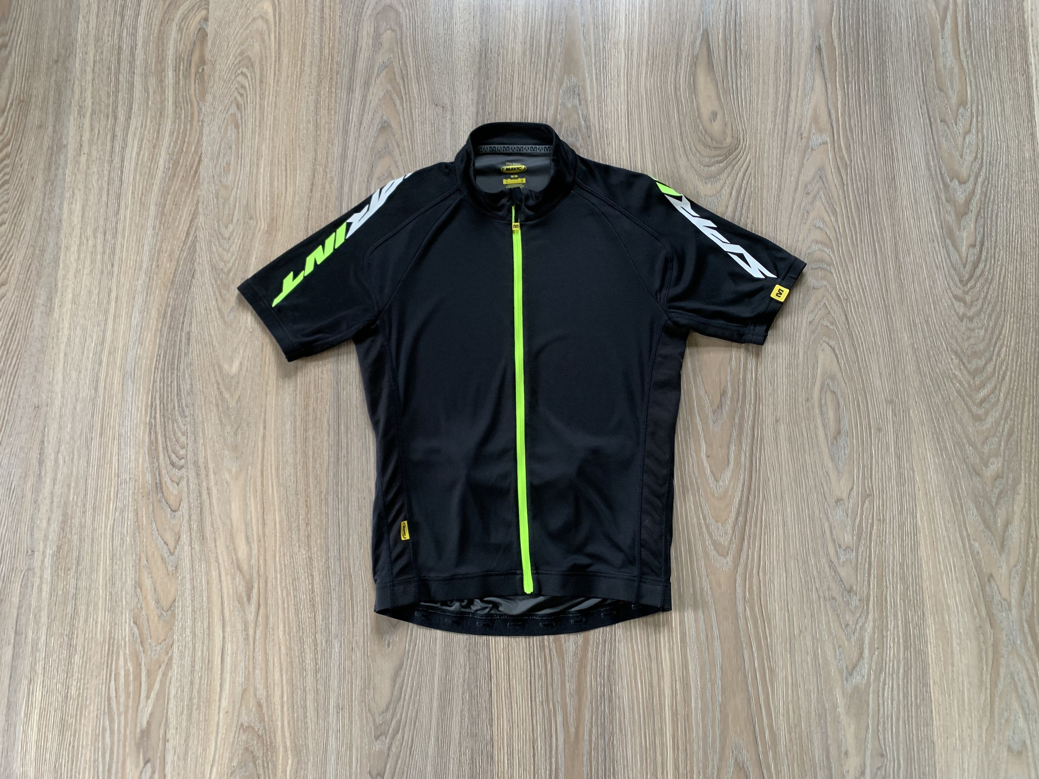 Bicycle Mavic Black Short Sleeve Cycling Jersey Size US M / EU 48-50 / 2 - 1 Thumbnail