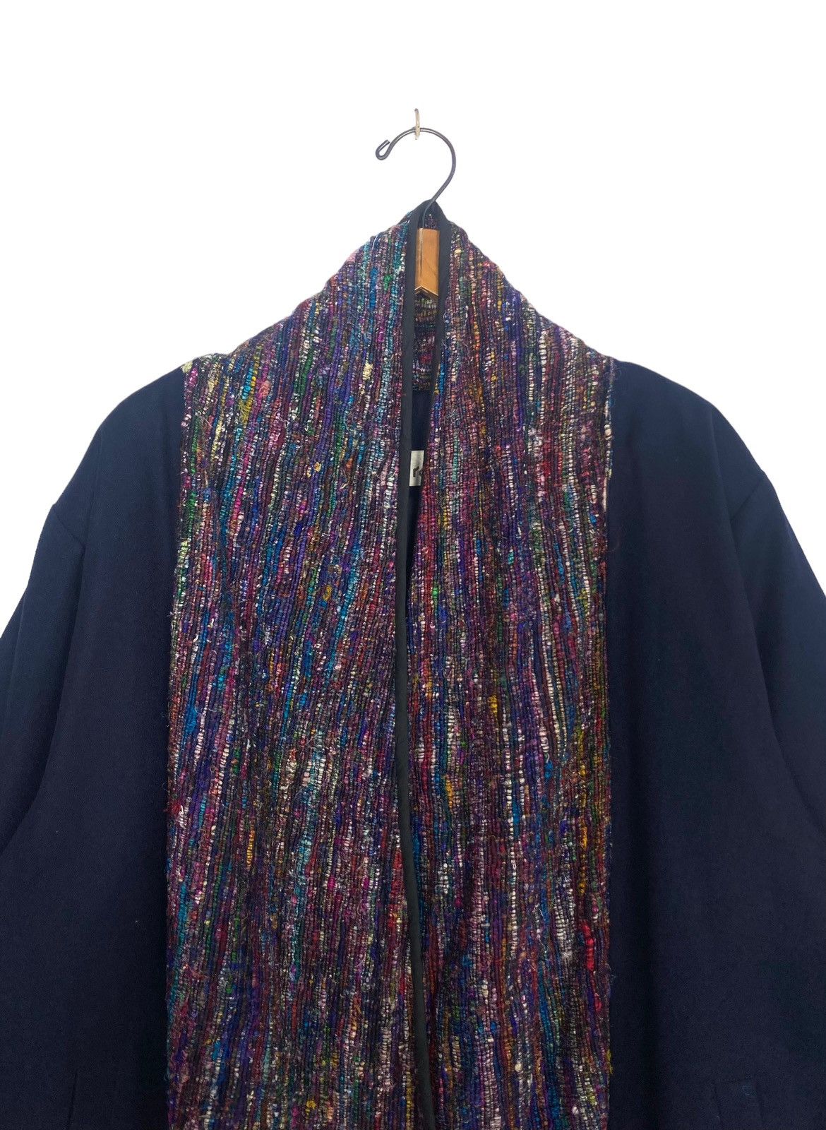 Japanese Brand Rare‼️ Vintage Arati Kimono Wool Coat Made in Japan Size XL / US 12-14 / IT 48-50 - 4 Thumbnail