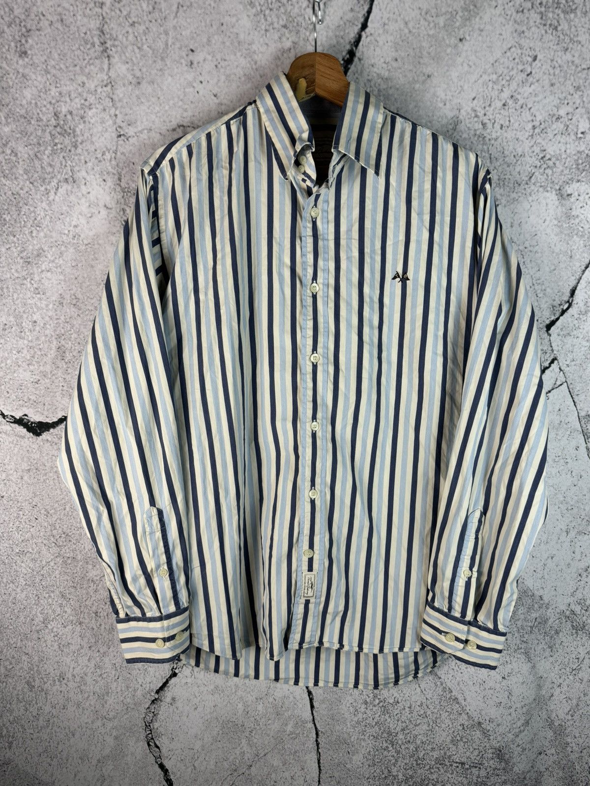 Burberry Thomas Burberry Vintage Button Up Shirt Size US M / EU 48-50 / 2 - 1 Thumbnail