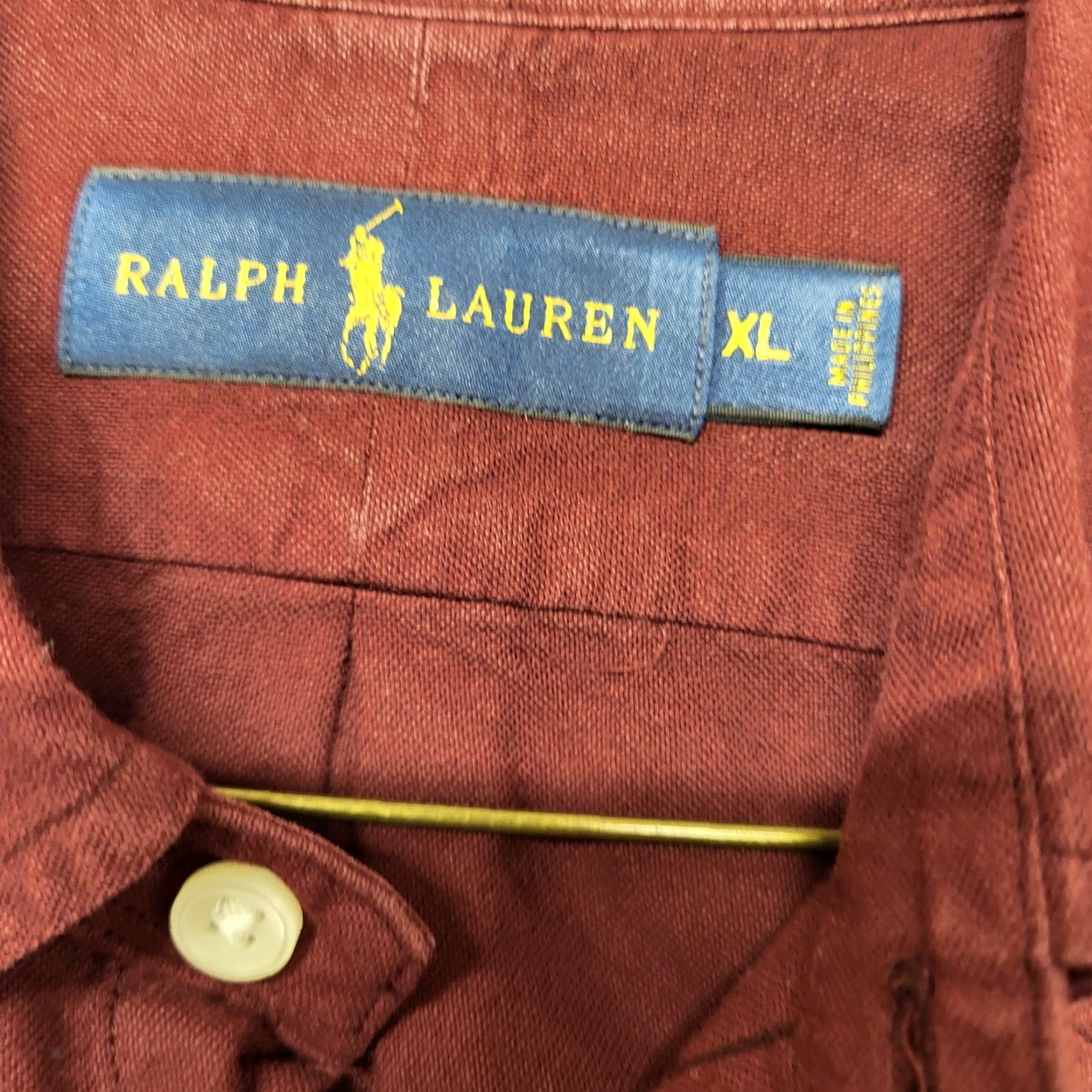 Ralph Lauren Ralph Lauren Shirt Mens XL Button-Down Long Sleeve Red Blue Pony Casual Size US XL / EU 56 / 4 - 7 Thumbnail