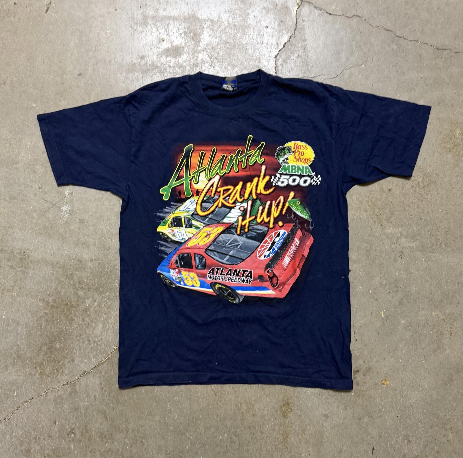 Other Vtg NASCAR Racing Atlanta Motor Speedway Bass Pro Shop Size US L / EU 52-54 / 3 - 1 Thumbnail
