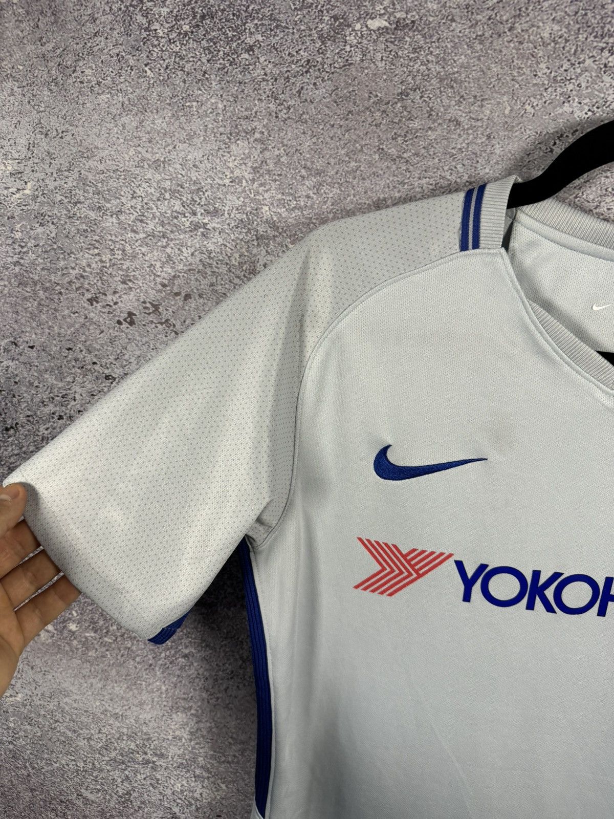 Chelsea Soccer Vintage Chelsea 2017/18 Away Nike Jersey Blokcore Small Size US S / EU 44-46 / 1 - 8 Thumbnail