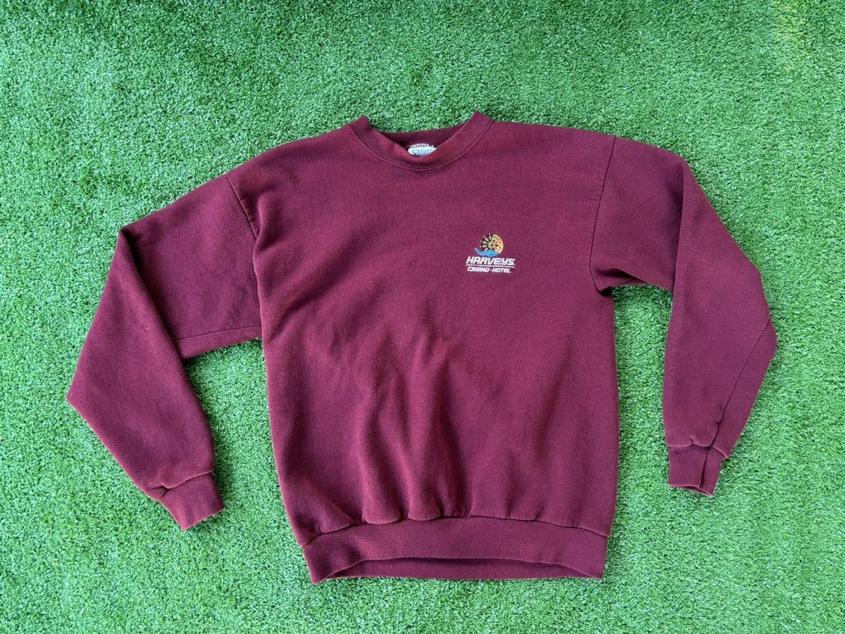 Vintage Vintage Harveys Casino Crewneck 1990s Size US L / EU 52-54 / 3 - 1 Thumbnail