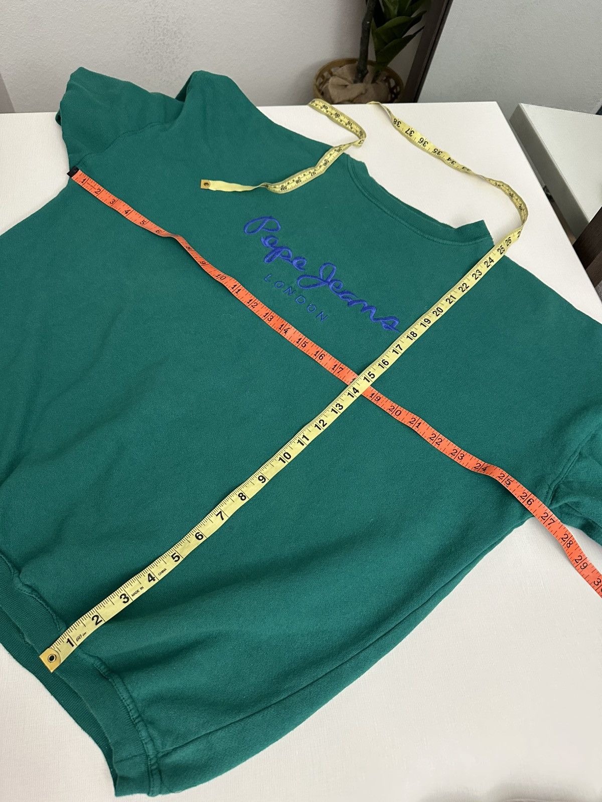 Pepe Jeans × Vintage Vintage 90s Pepe Jeans London Teal & Purple Embroidered Size US M / EU 48-50 / 2 - 5 Thumbnail