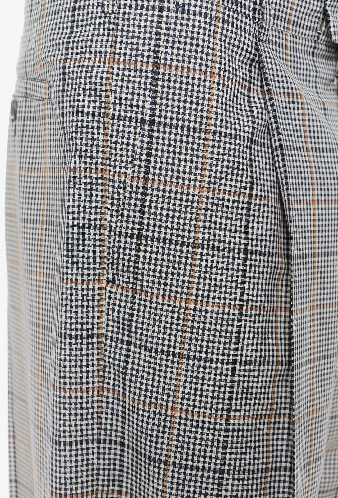 Marni Last Size Marni Grey Wool Check Pattern Wide Leg Trousers Size US 34 / EU 50 - 3 Thumbnail