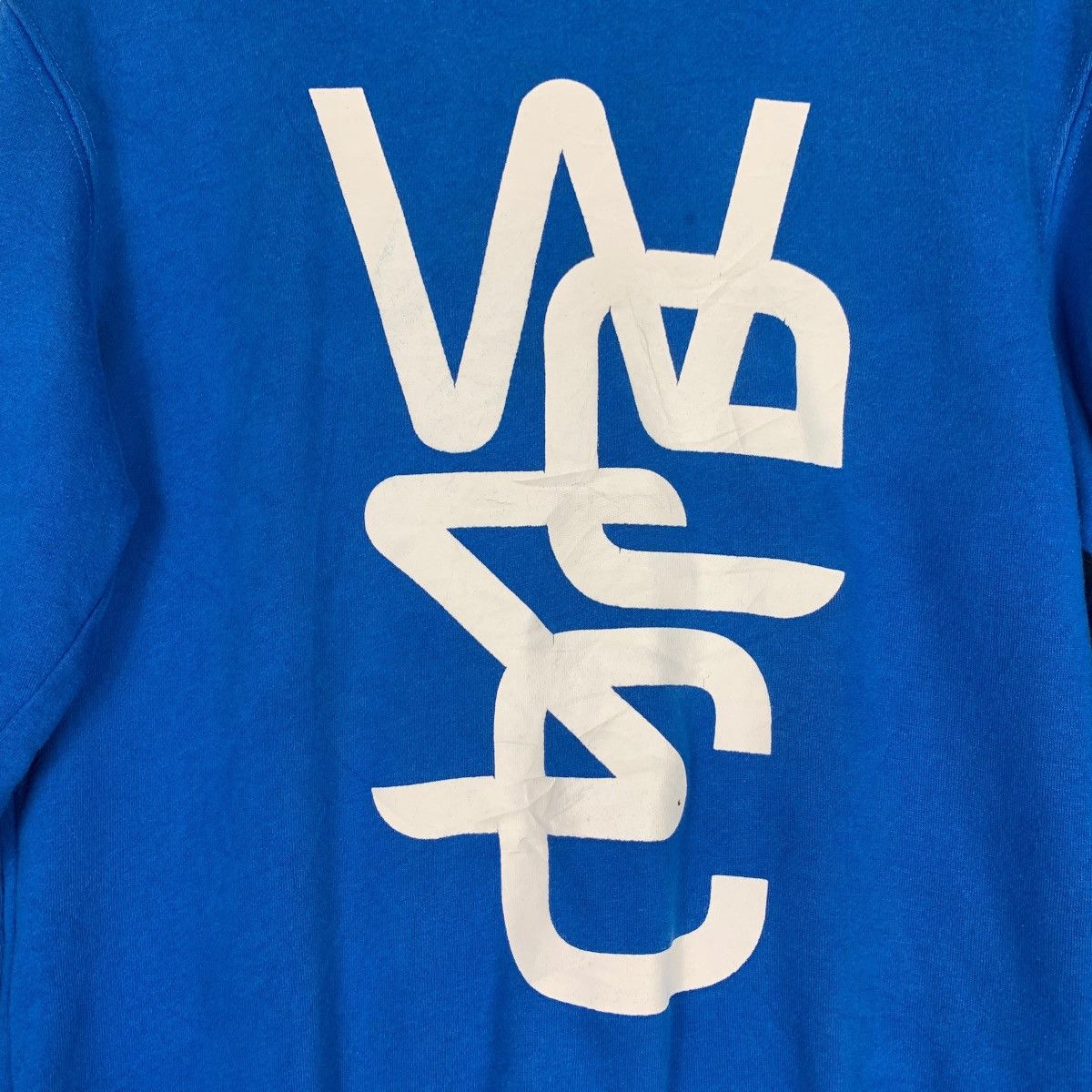 WeSC WESC Big Logo Blue Crewneck Sweatshirts #0738-C34 Size US S / EU 44-46 / 1 - 5 Thumbnail