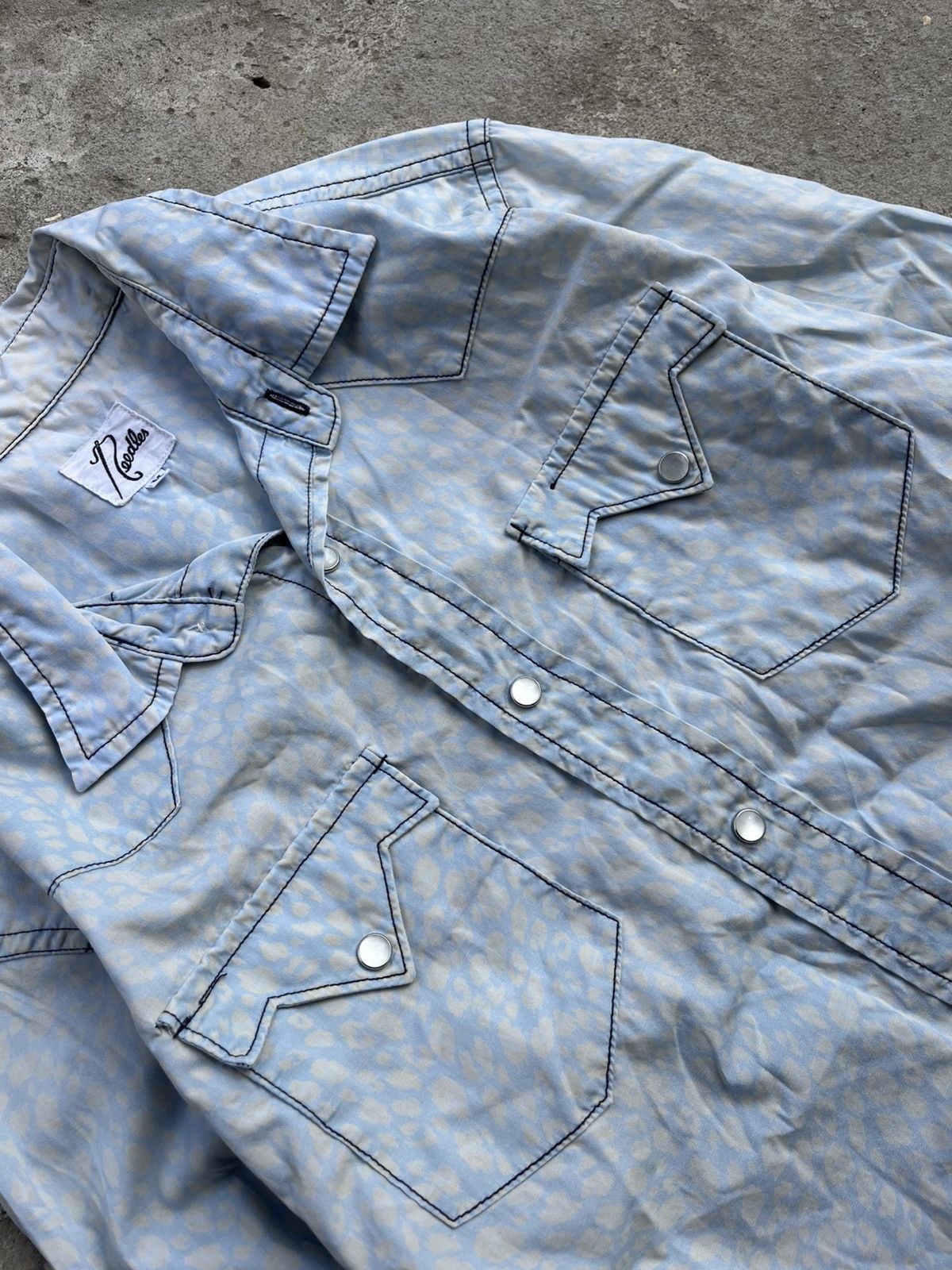 Needles × Nepenthes Needles Japan American Floral Western Down Up Leopard Shirt Size US M / EU 48-50 / 2 - 3 Thumbnail