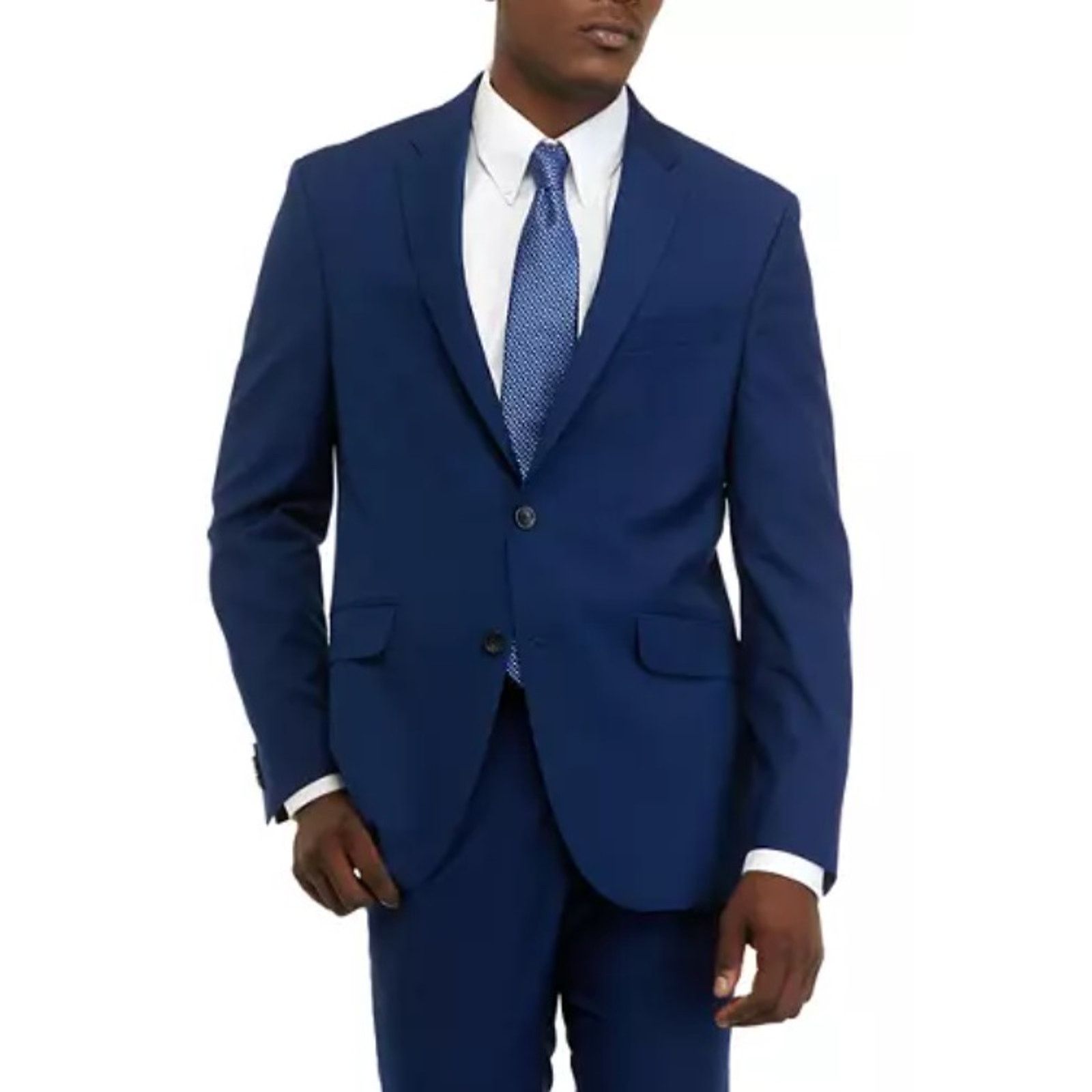Kenneth Cole Kenneth Cole Reaction Men's Blue Classic Slim-Fit Blazer 38R Size 38R - 1 Thumbnail