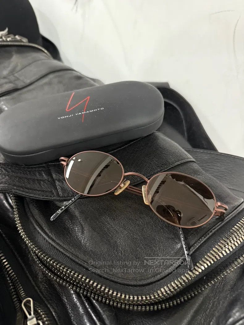 Yohji Yamamoto YOHJI YAMAMOTO Matte Metal Glasses Size ONE SIZE - 1 Thumbnail
