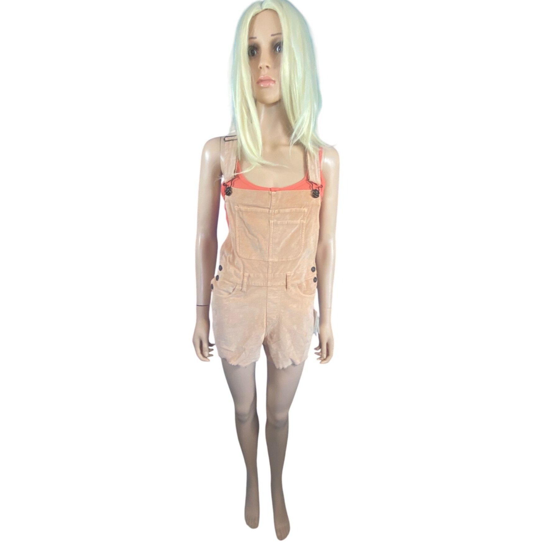 Other NWT Carve Designs Women's 6 Jason Overall Short Washed Pink Size 28" / US 6 / IT 42 - 20 Thumbnail