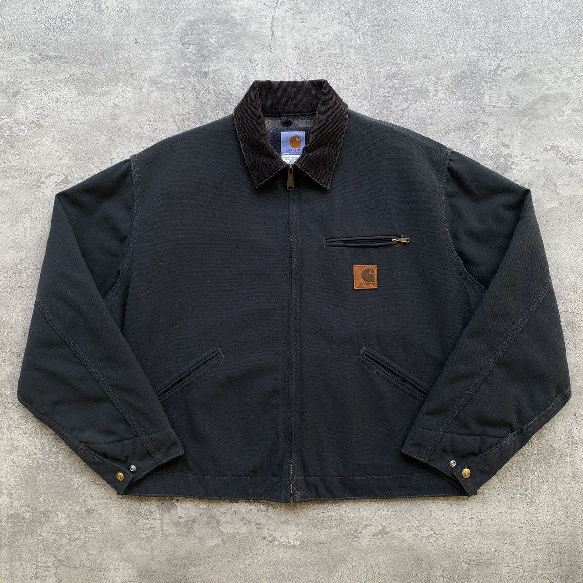 image of Carhartt Detroit Jacket J128 Chr / Charcoal, Men's (Size XL)
