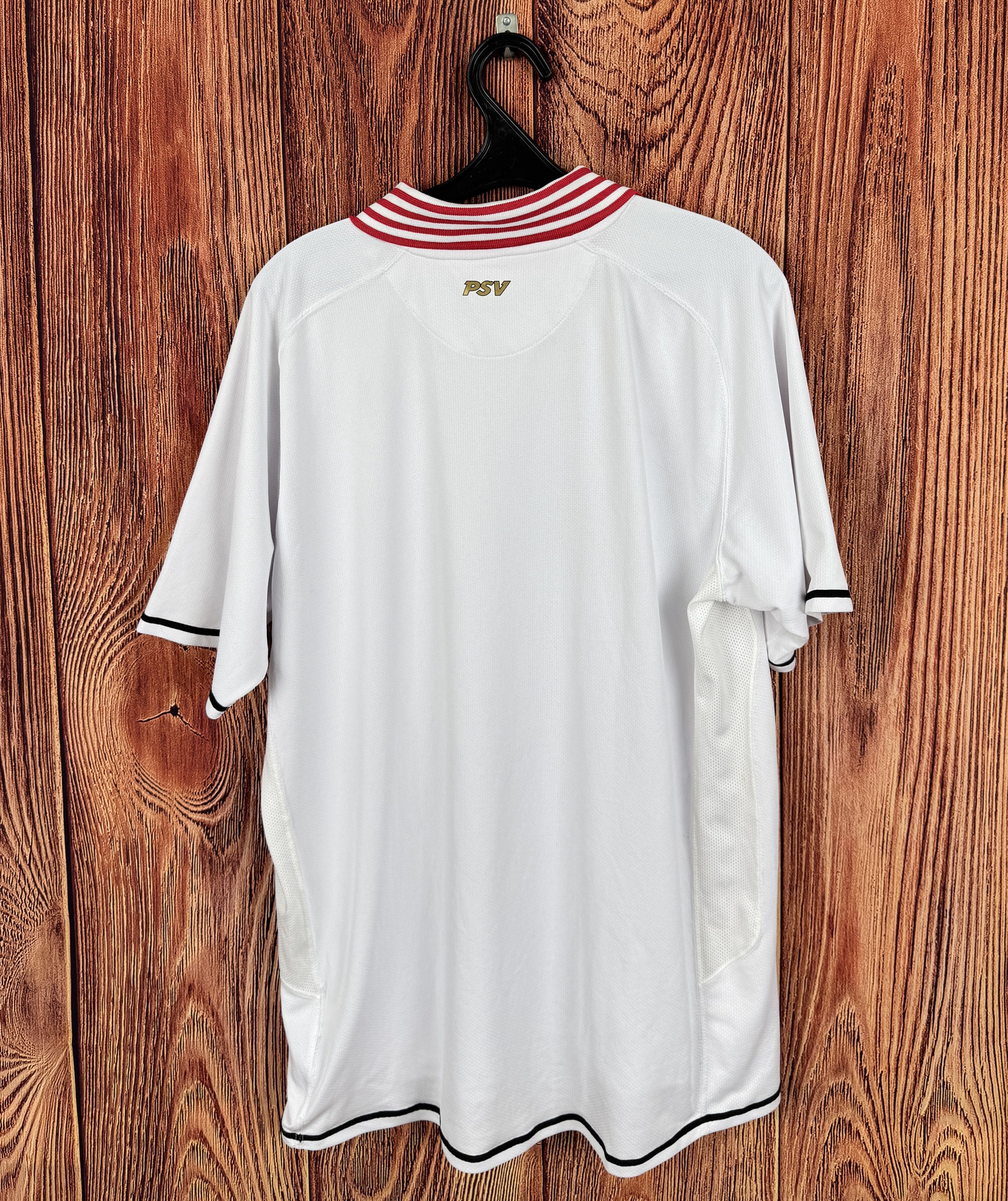 Nike 2007-2008 PSV NIKE Away White Football Soccer Jersey Kit Size US XL / EU 56 / 4 - 10 Thumbnail