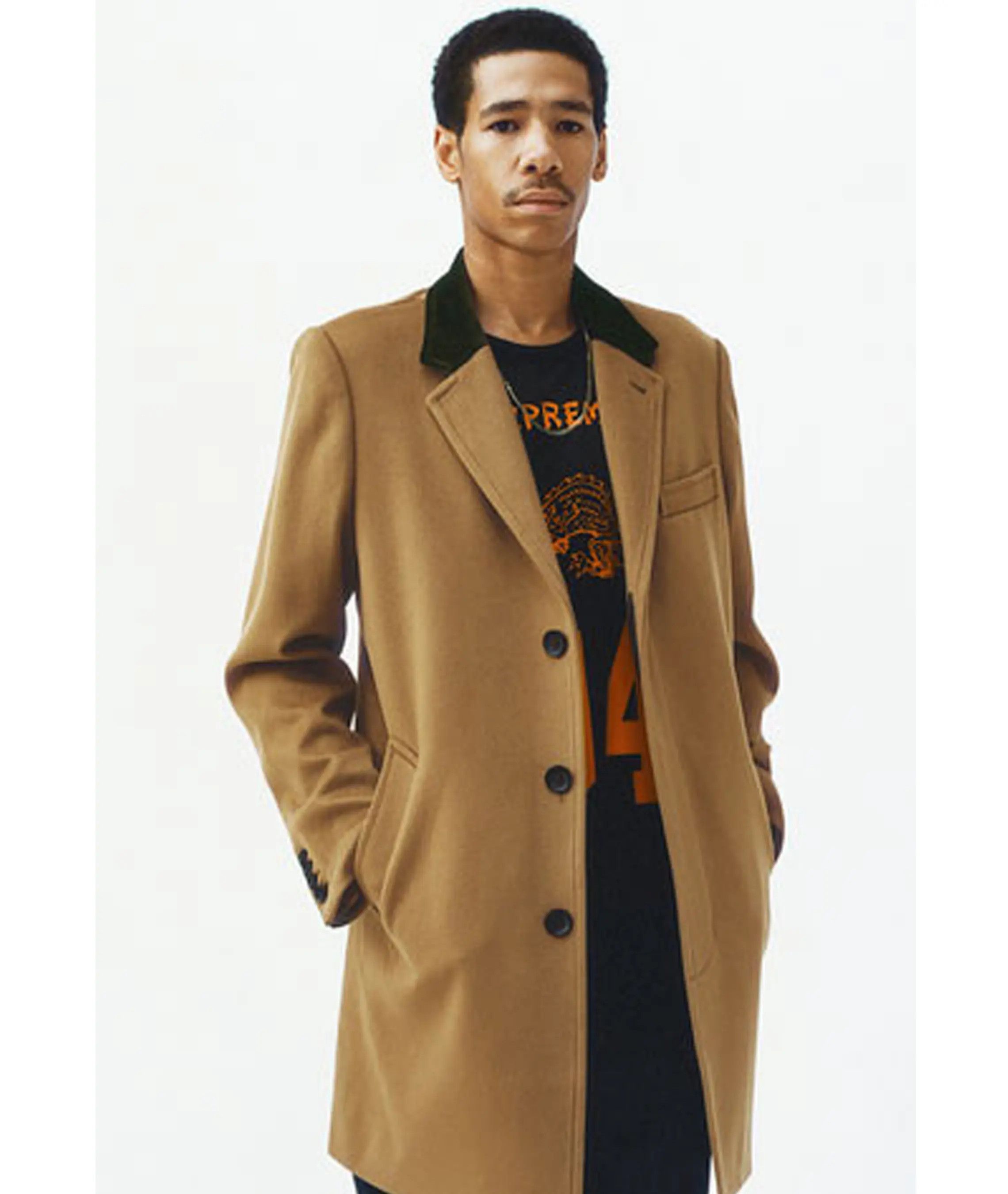 Supreme Camel Wool Overcoat Size US XL / EU 56 / 4 - 4 Thumbnail