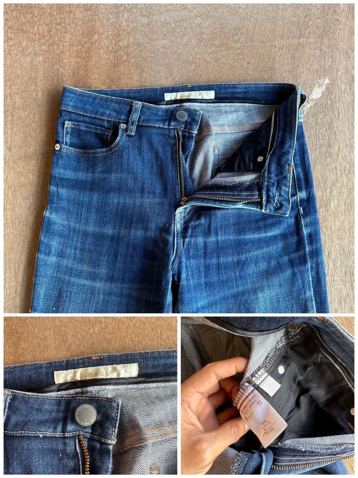 Beauty Beast FLARE/BOOTCUT🔥JAPANESE BRAND UNIQLO JEANS FADED DENIM PANTS Size US 28 / EU 44 - 14 Thumbnail