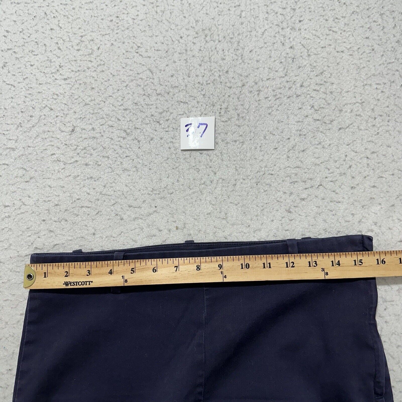 H&M H&M 10 Navy Blue Slim Leg Dress Pants 32x26 Stretch Career Size 32" / US 10 / IT 46 - 10 Thumbnail