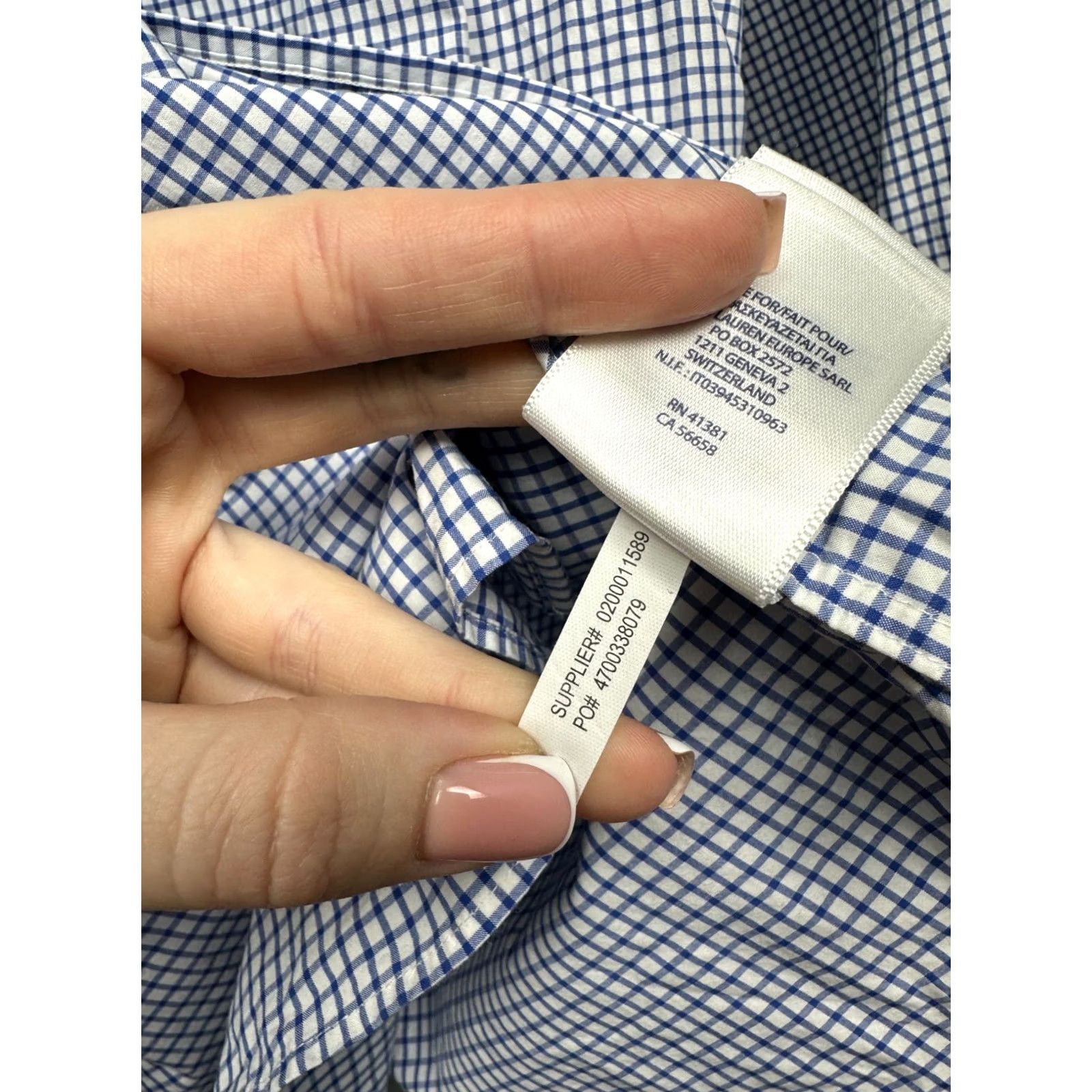 Polo Ralph Lauren Polo Ralph Lauren Mens Long Sleeve Shirt 2XB XXL Button-Up Multicolor Cotton Check Shirt Size US XXL / EU 58 / 5 - 6 Thumbnail