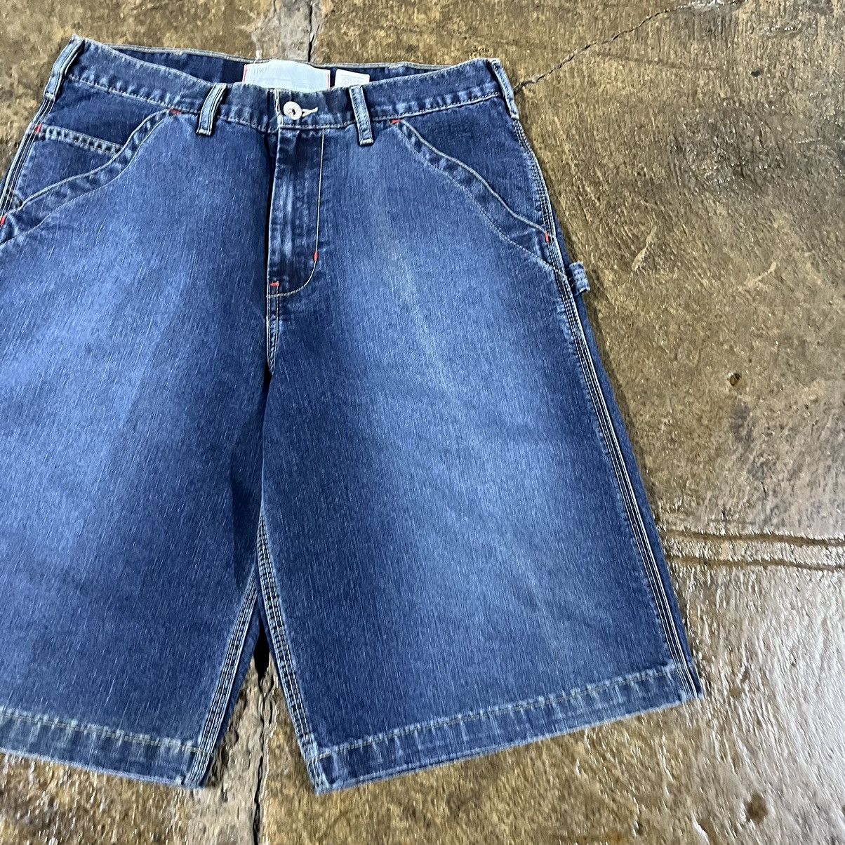 JNCO × Levi's × Vintage Crazy Vintage Y2K Levi's Baggy Carpenter Shorts Faded Grunge Size US 32 / EU 48 - 5 Thumbnail