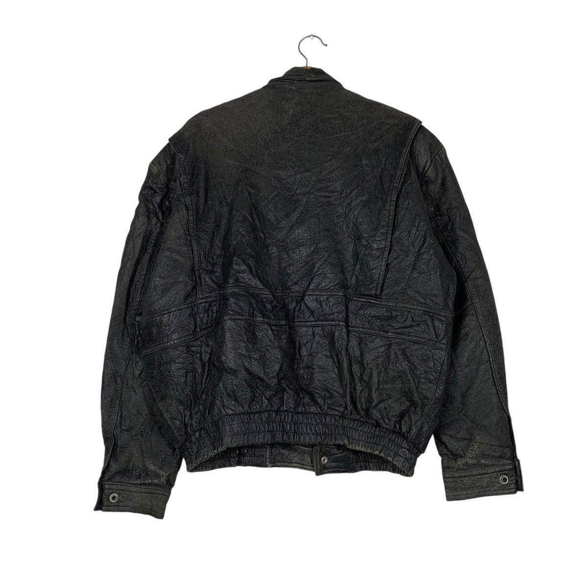 Japanese Brand J & P Corporation Flight Leather Jacket Size US L / EU 52-54 / 3 - 7 Thumbnail
