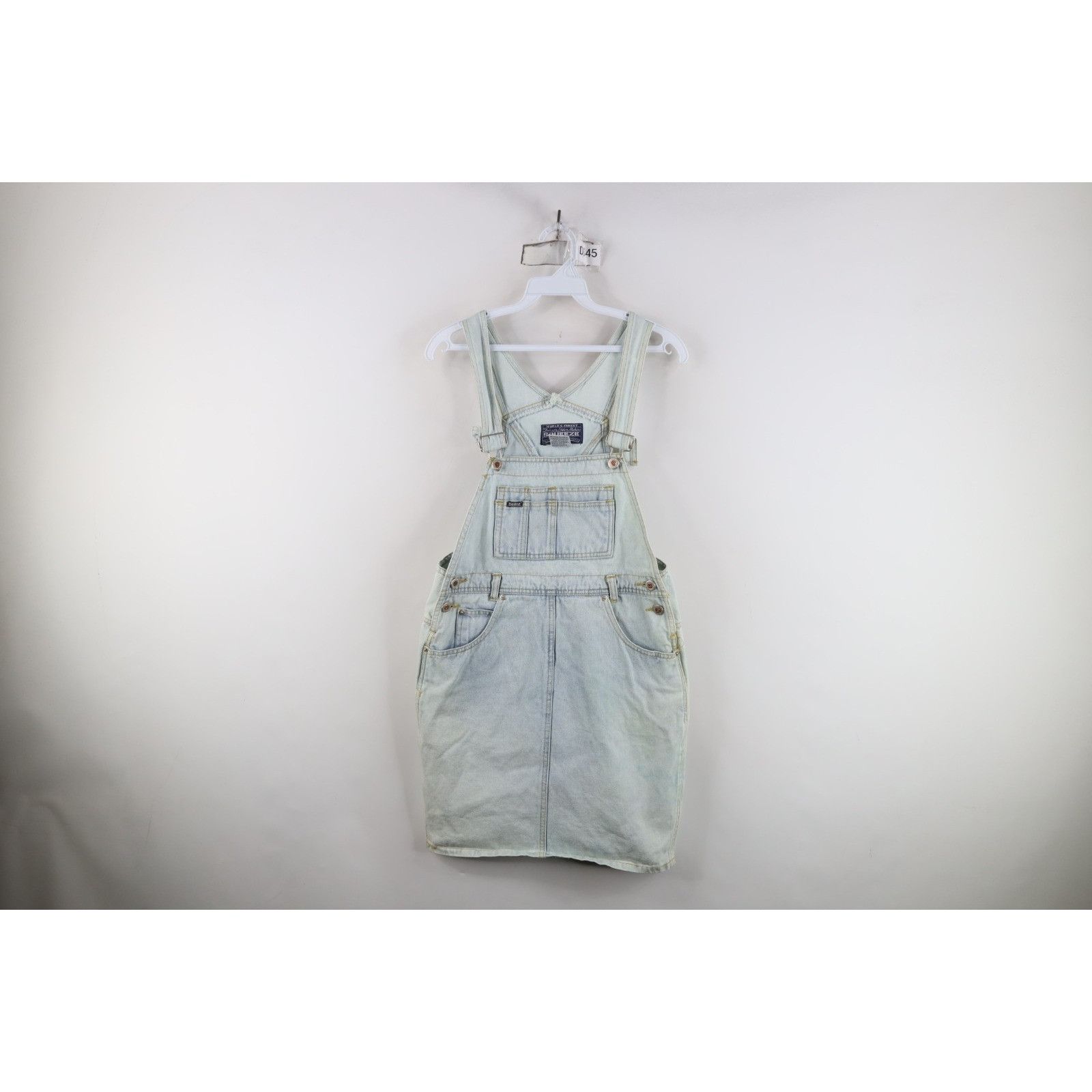 Vintage Vintage 90s Streetwear Denim Overalls Dress | Grailed