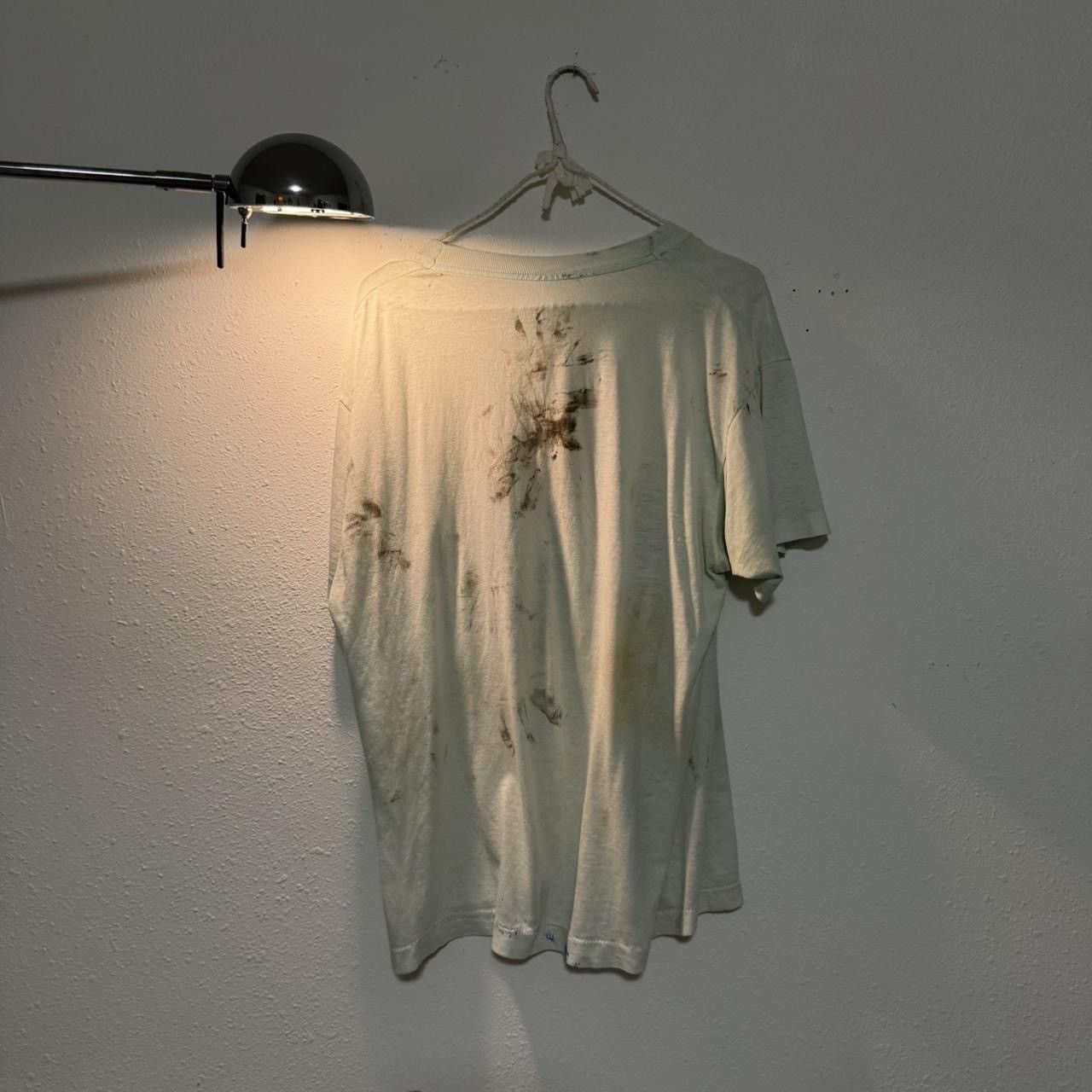 Vintage distressed & thrashed 1990 blue grass single stitch tee Size US M / EU 48-50 / 2 - 4 Thumbnail