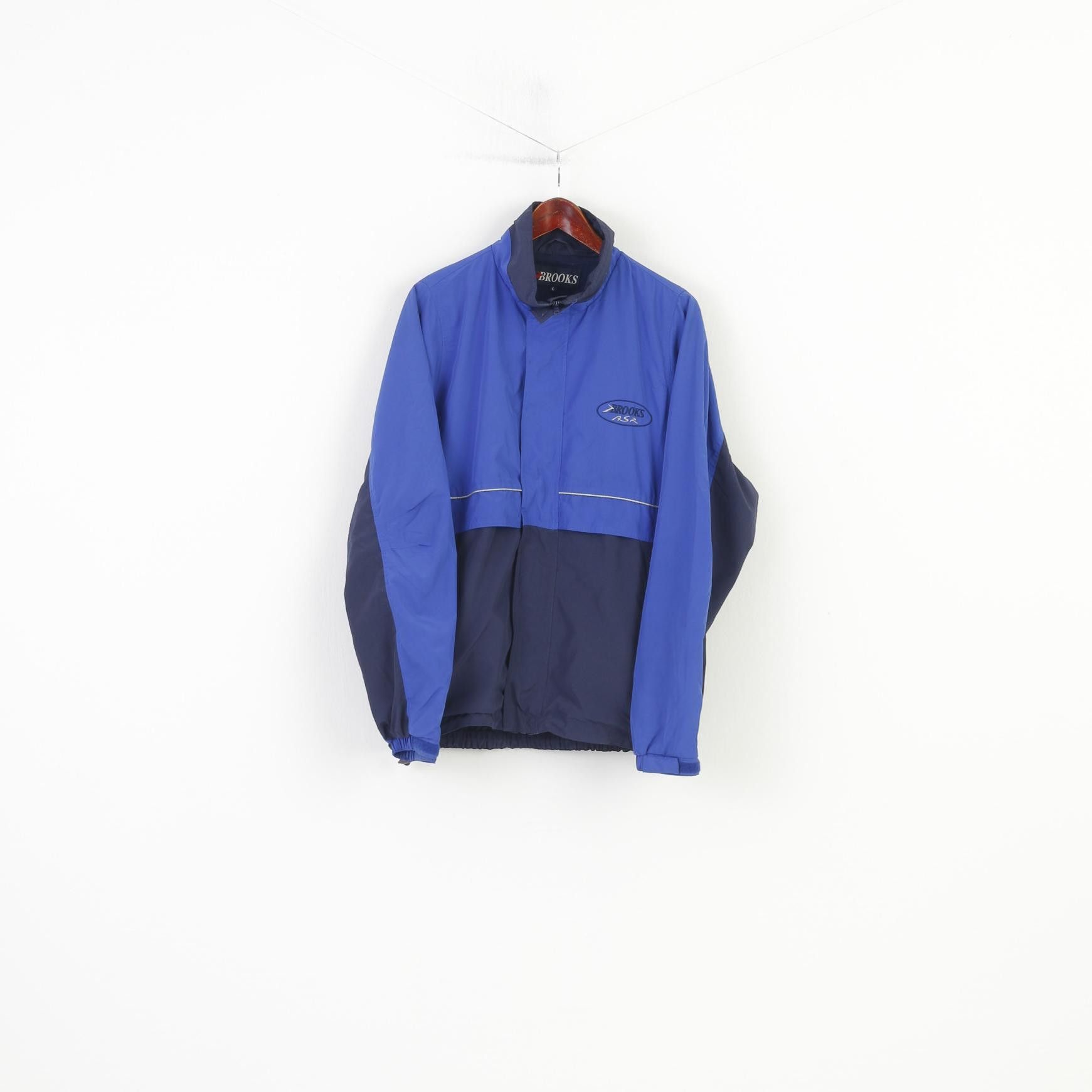 Brooks Brooks Men L Jacket Blue Navy Sport Lightweight 3694 Size US L / EU 52-54 / 3 - 2 Thumbnail