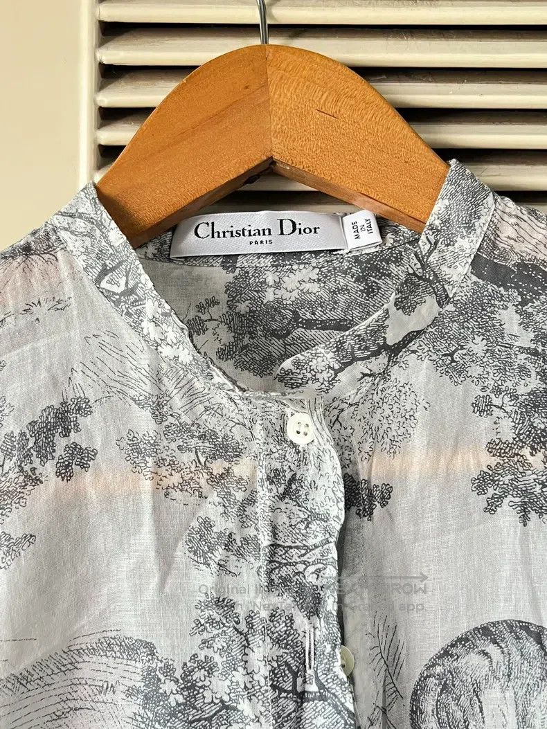 Dior Dior Zoo series long shirt Size XXS / US 00 / IT 34 - 3 Thumbnail