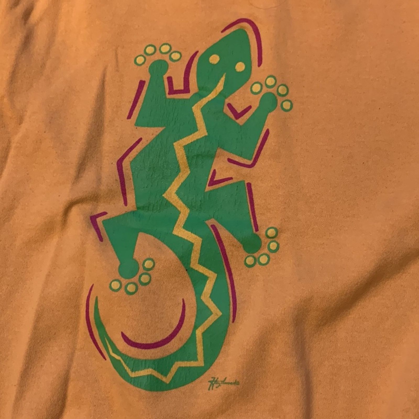Vintage 80’s Premo Lizard sweatshirt,Hazelwood of Phoenix Arizona Size L / US 10 / IT 46 - 2 Thumbnail