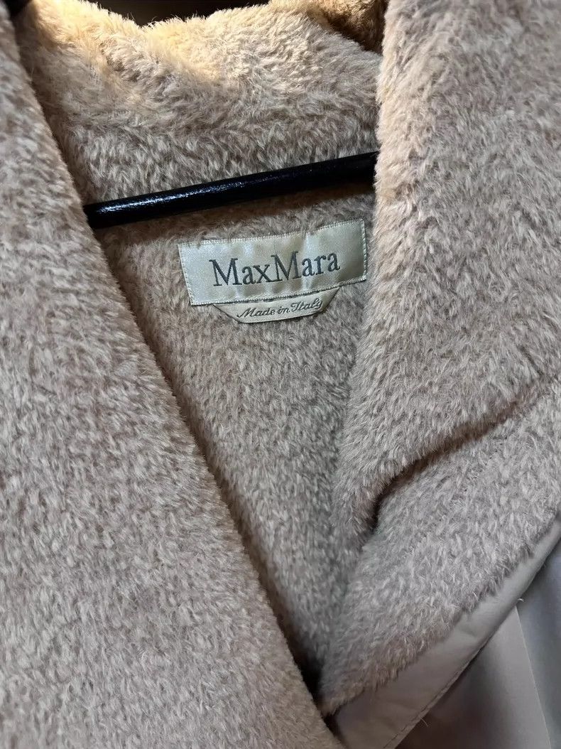Max Mara Max Mara Alpaca classic off-white windproof and waterproof Size S / US 4 / IT 40 - 3 Thumbnail